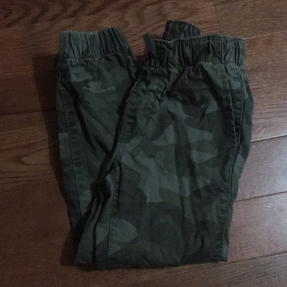 Boys camouflage joggers